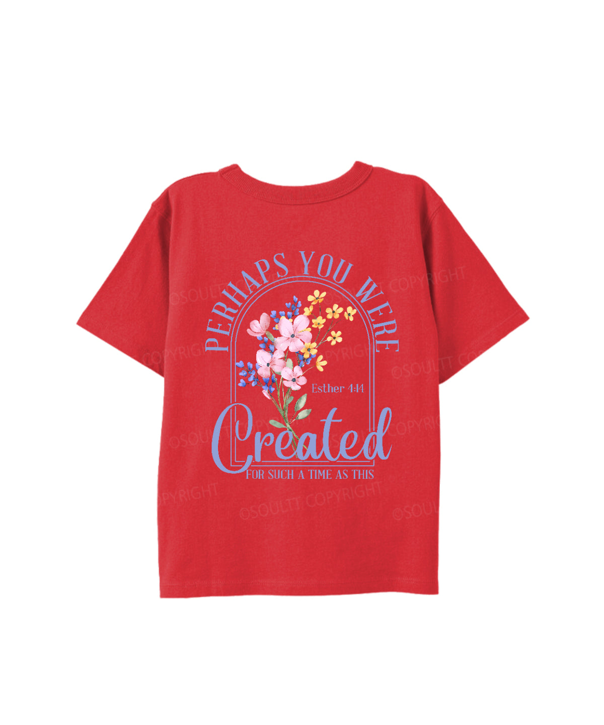 Kids Created For Such A Time Double Sided Cotton Christian T-shirt