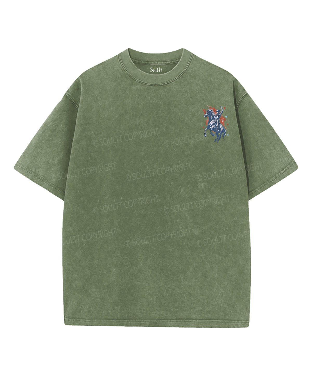 250 Years America Anniversary Double Sided Unisex Washed Christian T-shirt