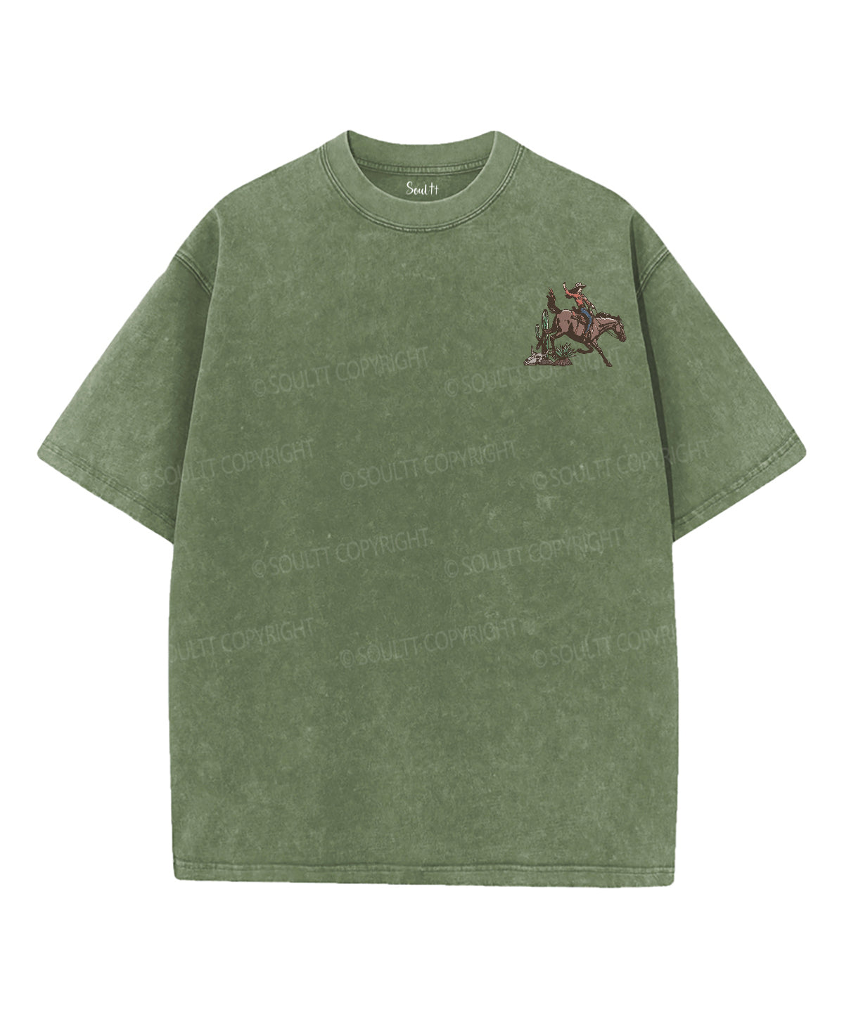 YHWH Double Sided Unisex Washed Christian T-shirt