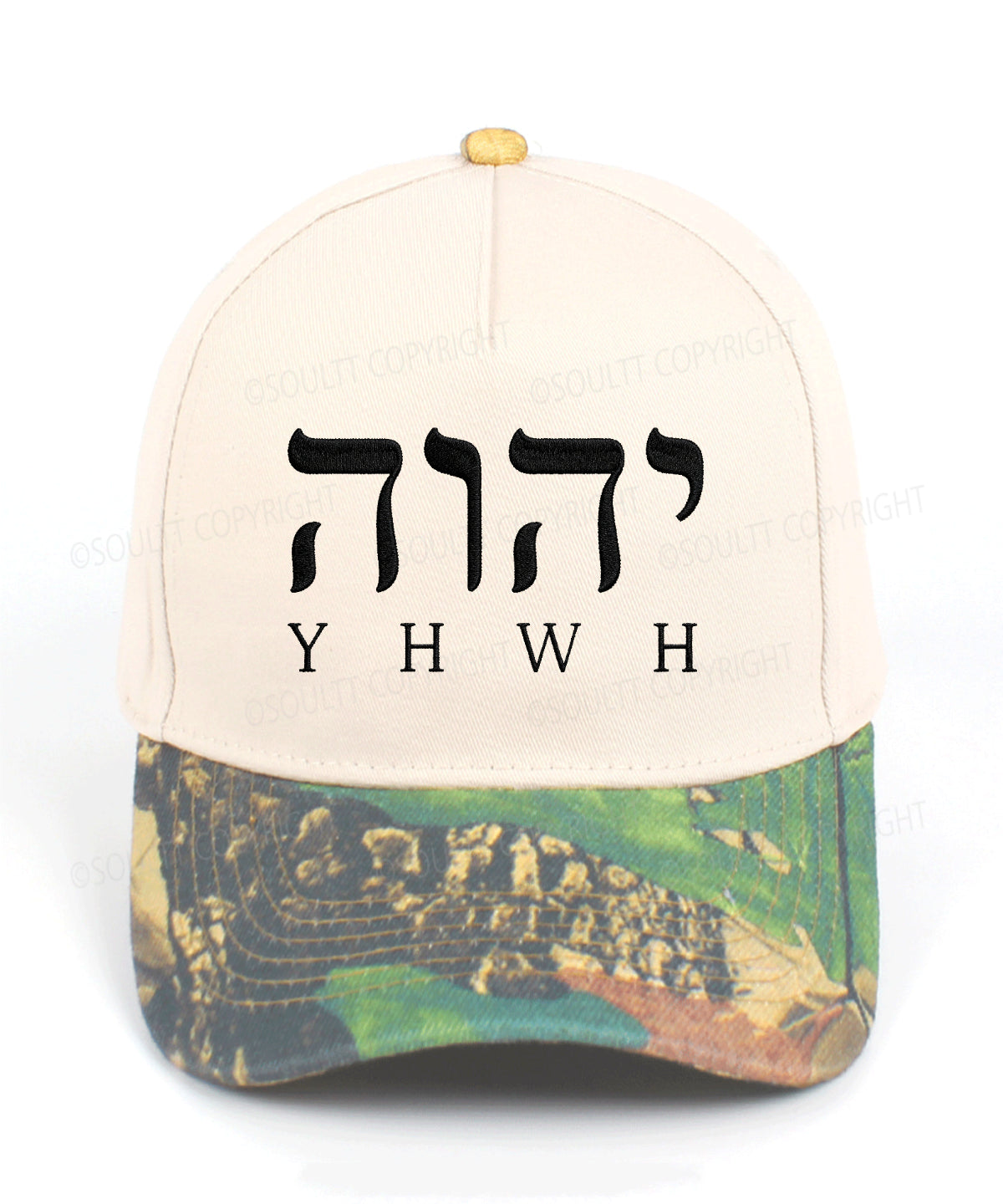 Yhwh Embroidered Christian Trucker Hat