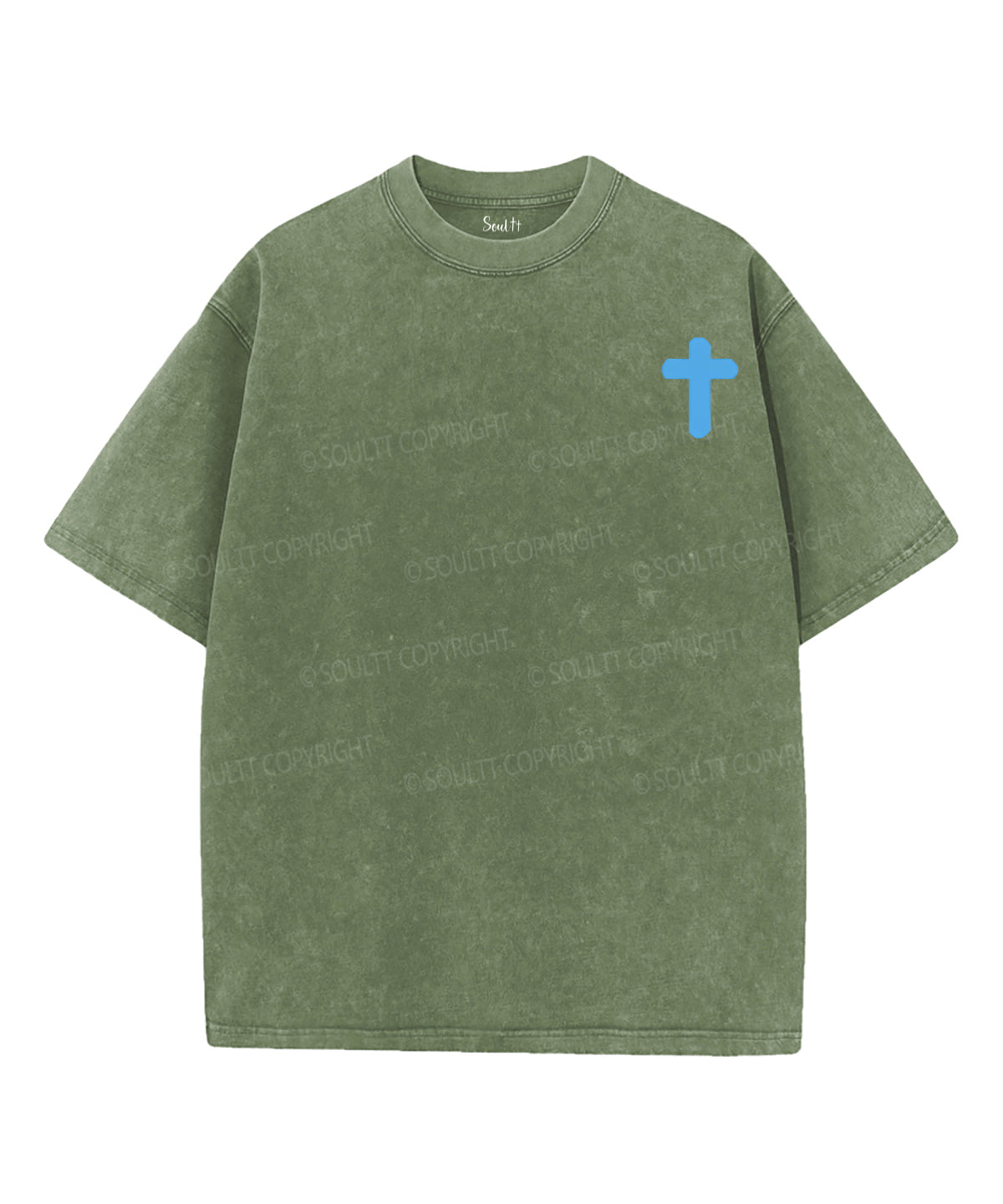 Freedom & Faith Double Sided Unisex Washed Christian T-shirt