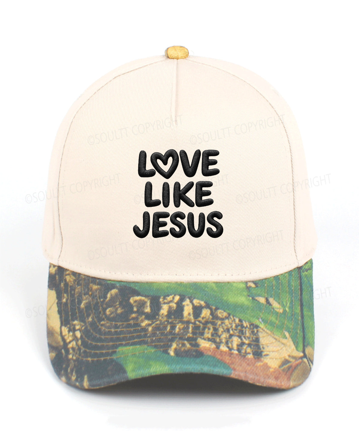 Love Like Jesus Embroidered Christian Trucker Hat