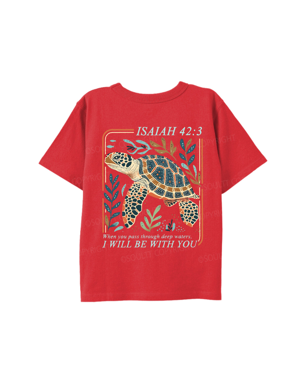 Kids I Will Be With You Double Sided Cotton Christian T-shirt