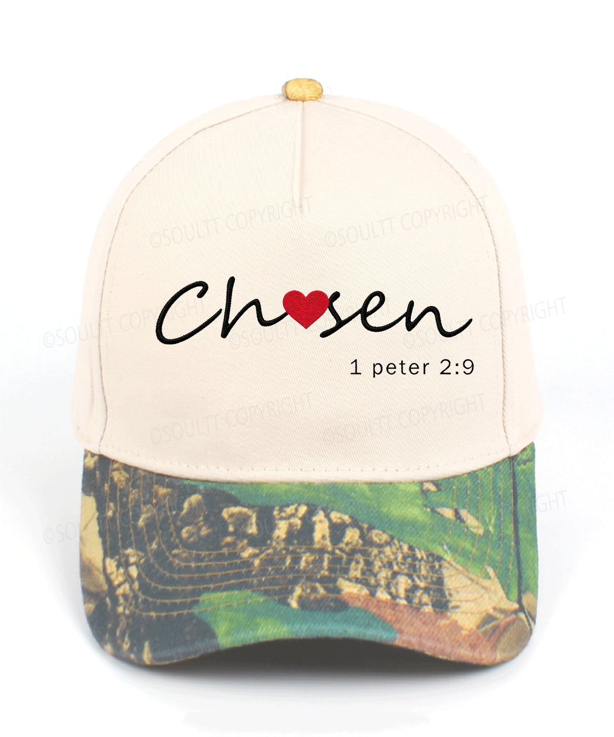 Chosen Embroidered Christian Trucker Hat