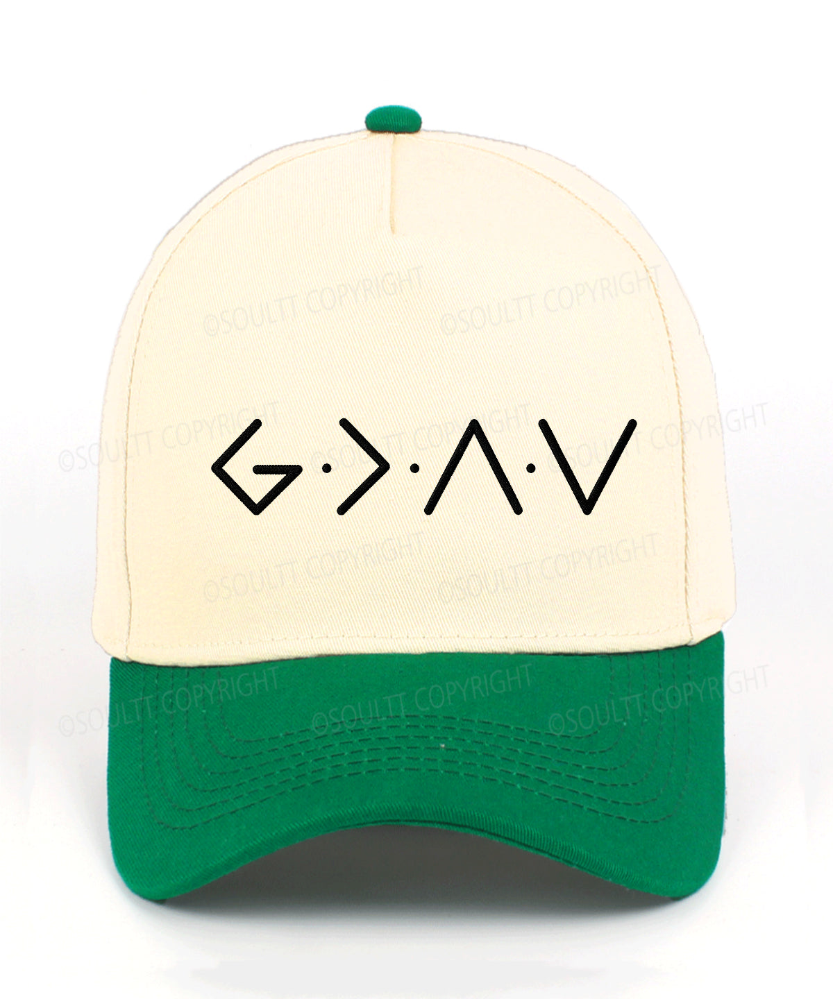 Faith Symbol Embroidered Christian Trucker Hat