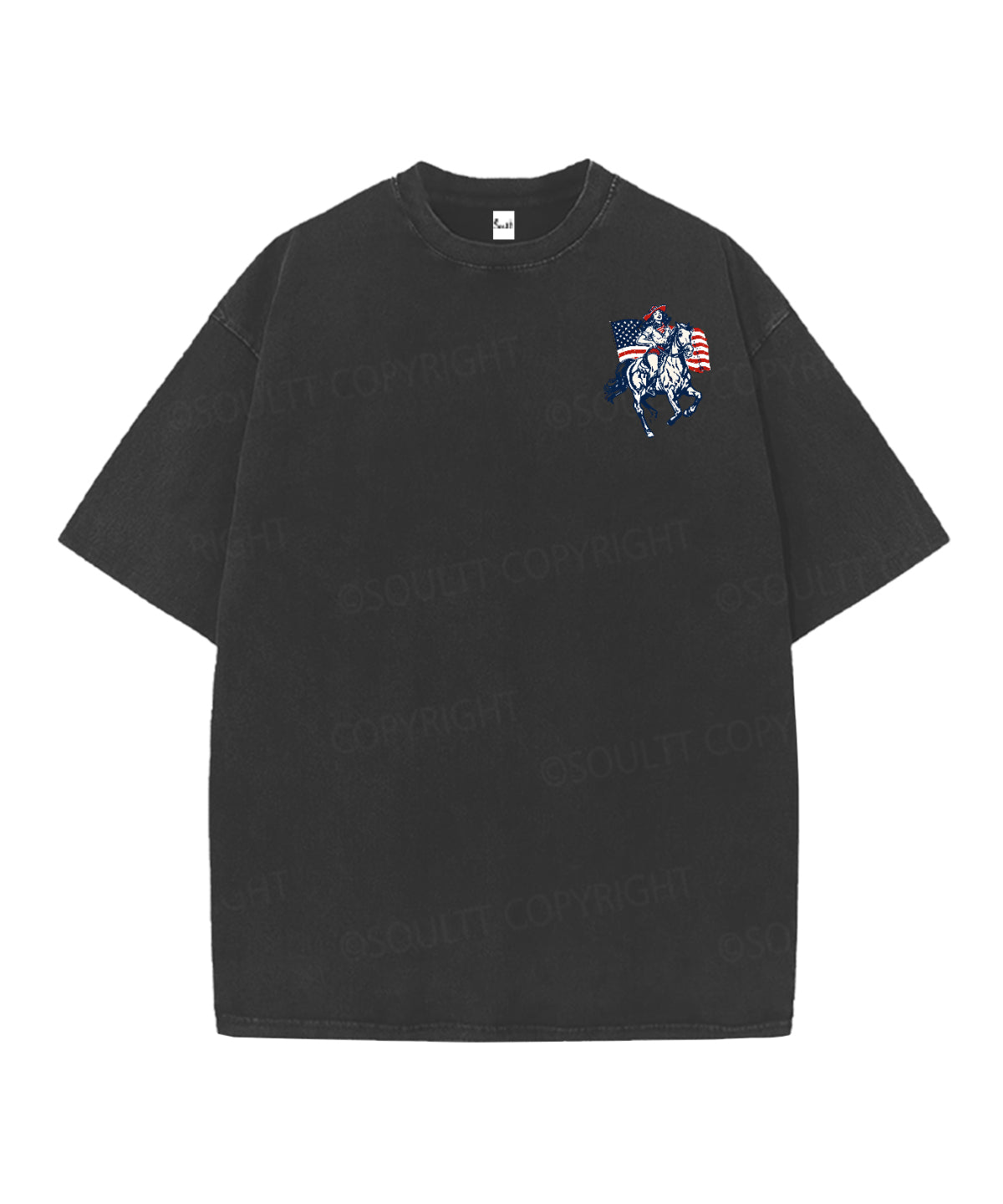 250 Years America Anniversary Double Sided Unisex Christian Washed T-Shirt & Shorts