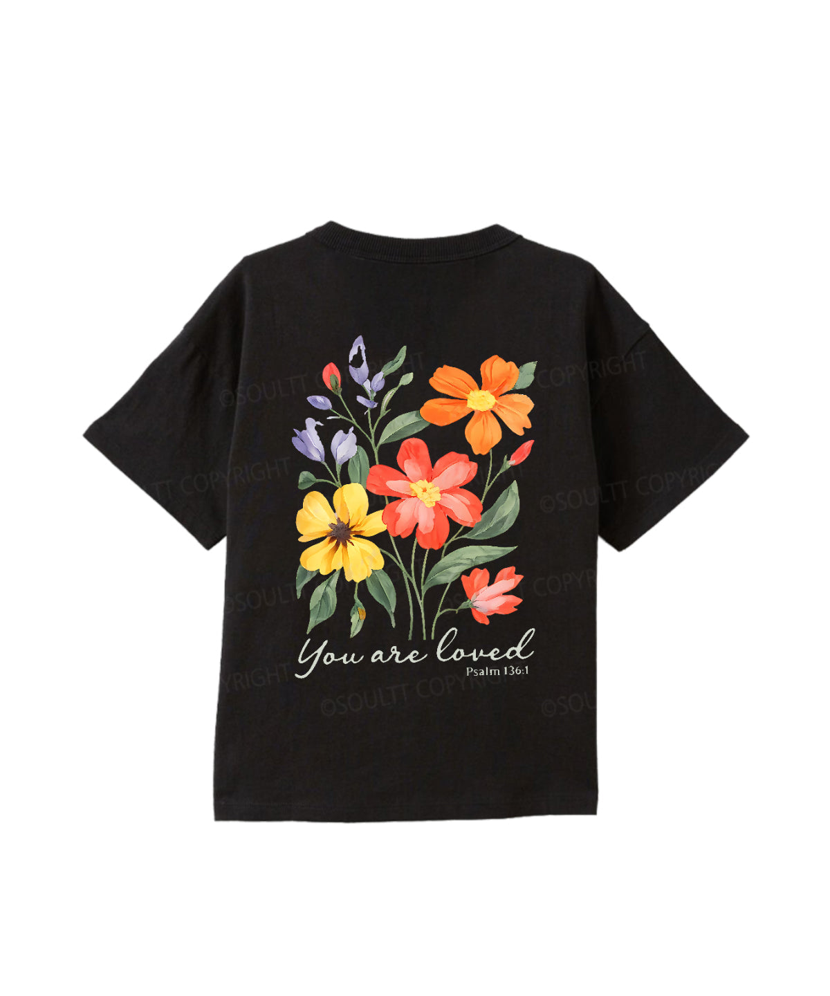 Kids You Are Loved Double Sided Cotton Christian T-shirt