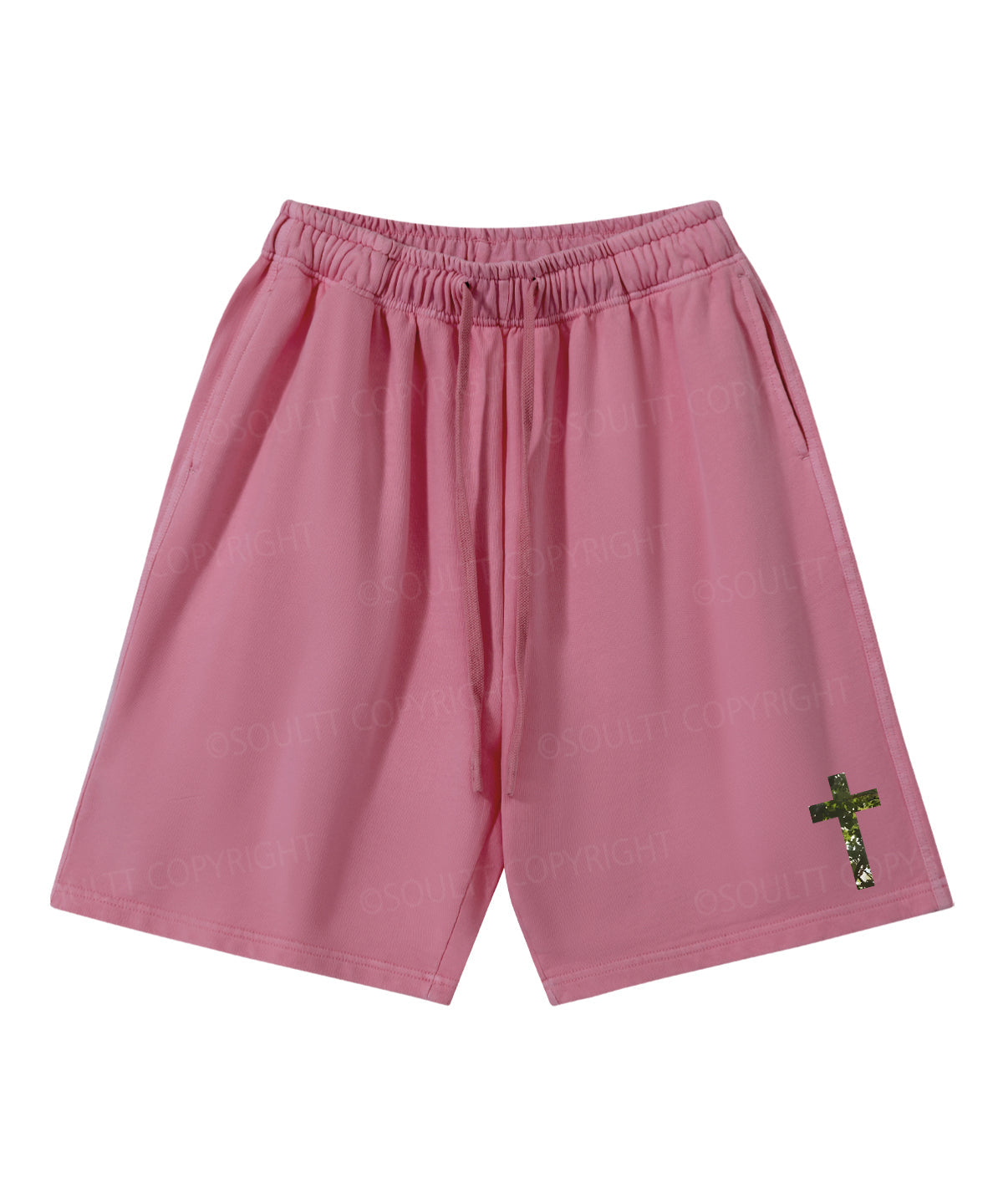 Rooted In Christ Double Sided Unisex Christian Washed T-Shirt & Shorts