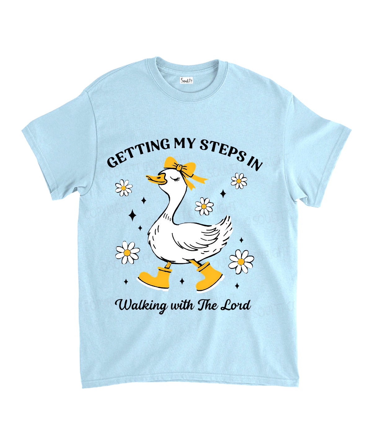 Walking With The Lord Unisex Cotton Christian T-Shirt
