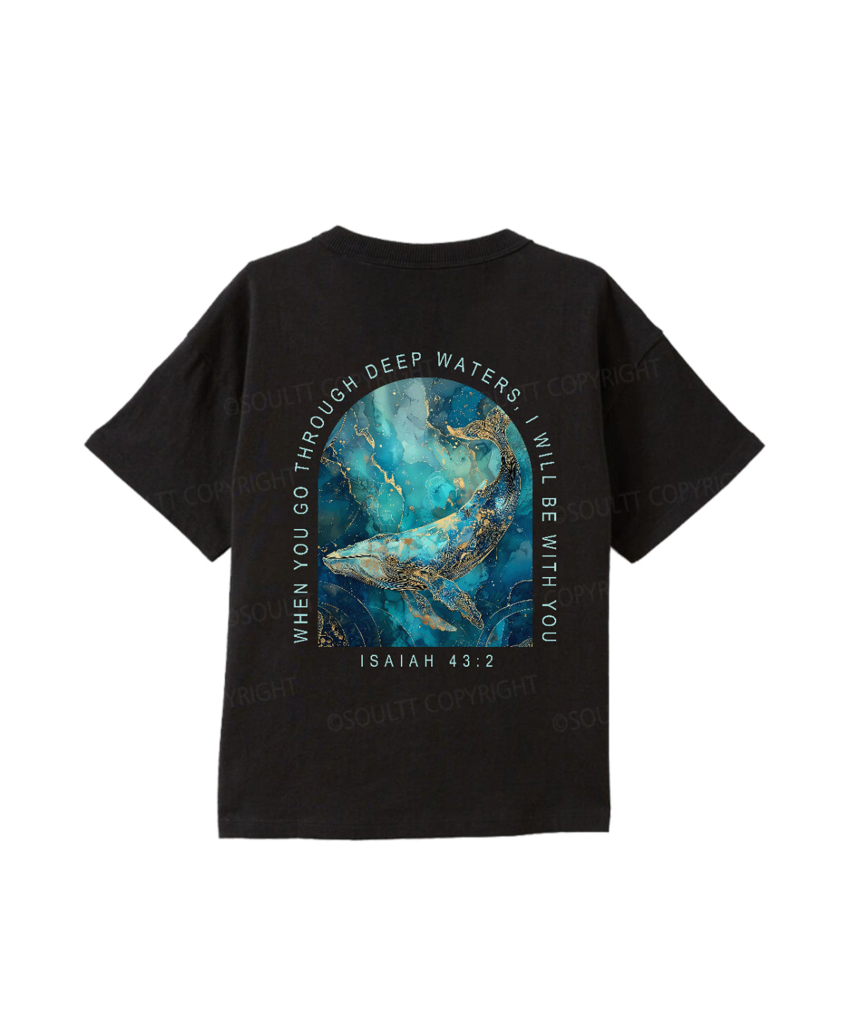Kids I Will Be With You Double Sided Cotton Christian T-shirt