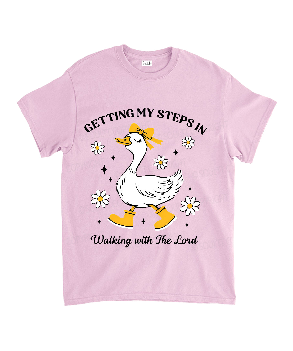 Walking With The Lord Unisex Cotton Christian T-Shirt