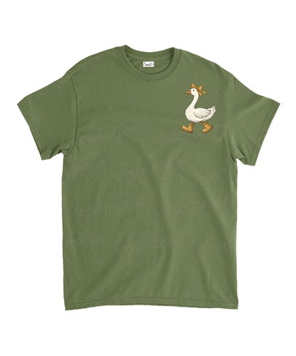 Sorry I’m Late, His Timing Not Mine Double Sided Unisex Cotton Christian T-Shirt