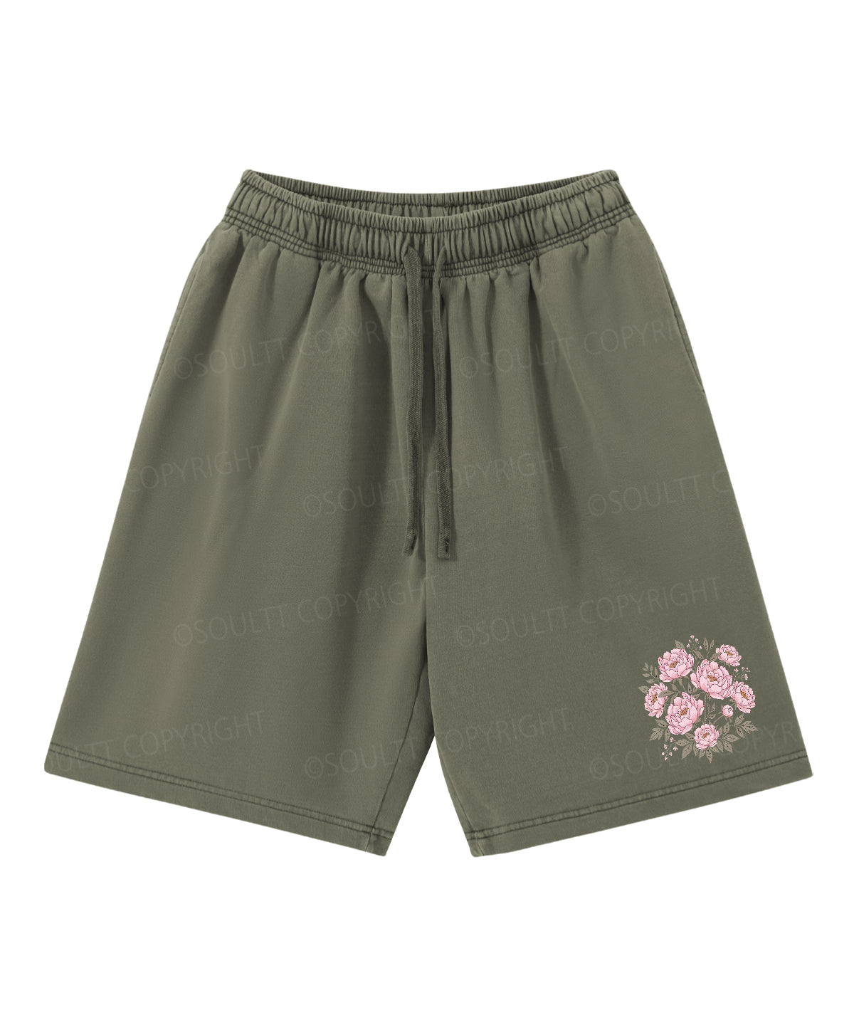 Rooted In Christ Double Sided Unisex Christian Washed T-Shirt & Shorts