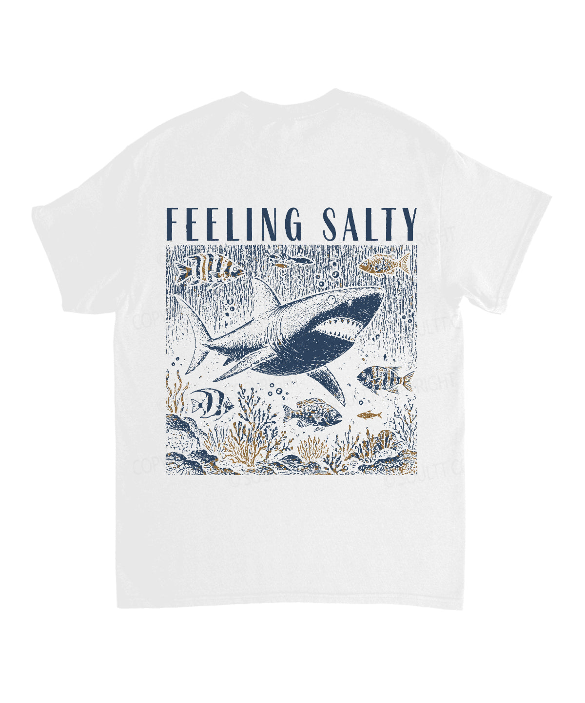 Feeling Salty Double Sided Unisex Cotton Christian T-Shirt