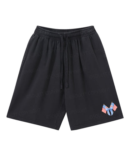 250 Years America Anniversary Double Sided Unisex Christian Washed T-Shirt & Shorts