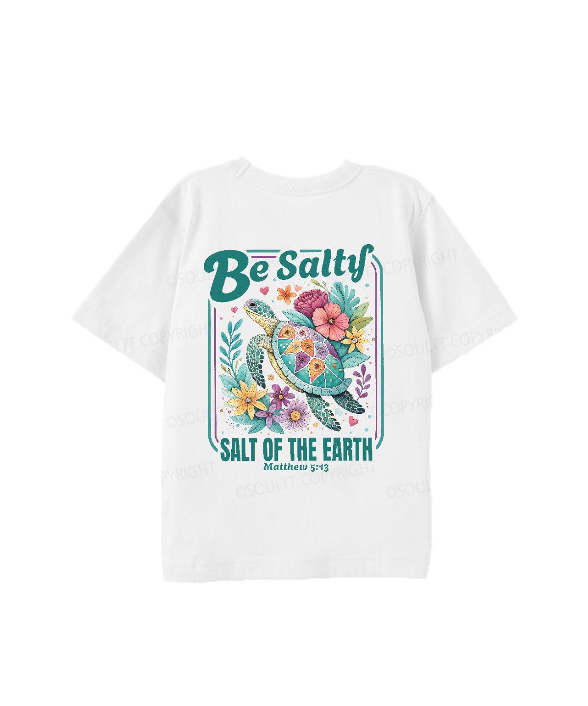 Kids Salt Of The Earth Double Sided Cotton Christian T-shirt