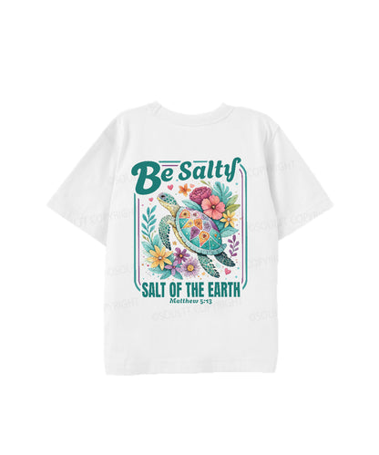 Kids Salt Of The Earth Double Sided Cotton Christian T-shirt