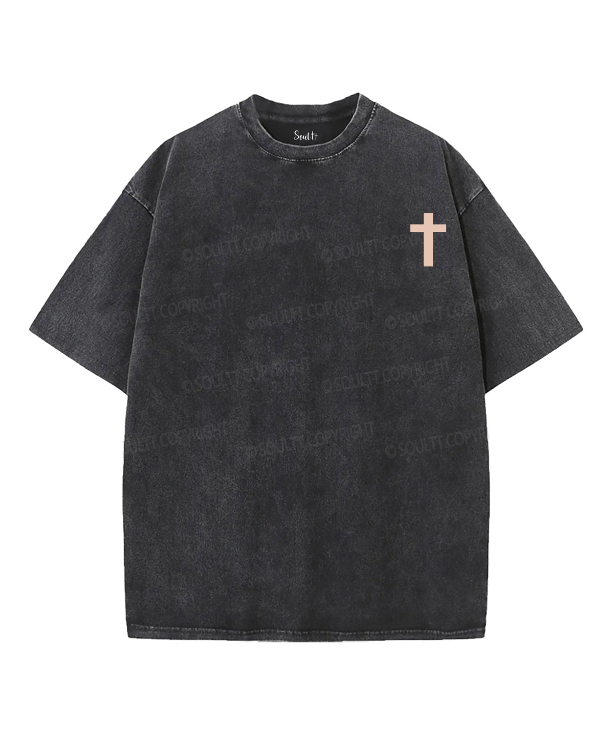 Worship Anyway Double Sided Unisex Washed Christian T-shirt