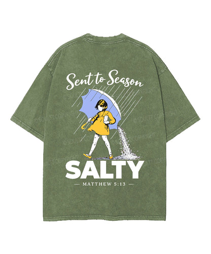 Sent To Season Double Sided Unisex Washed Christian T-shirt
