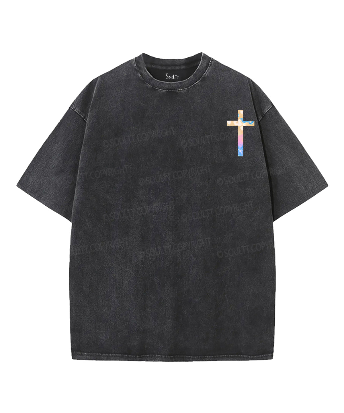 He Makes All Things New Double Sided Unisex Washed Christian T-shirt
