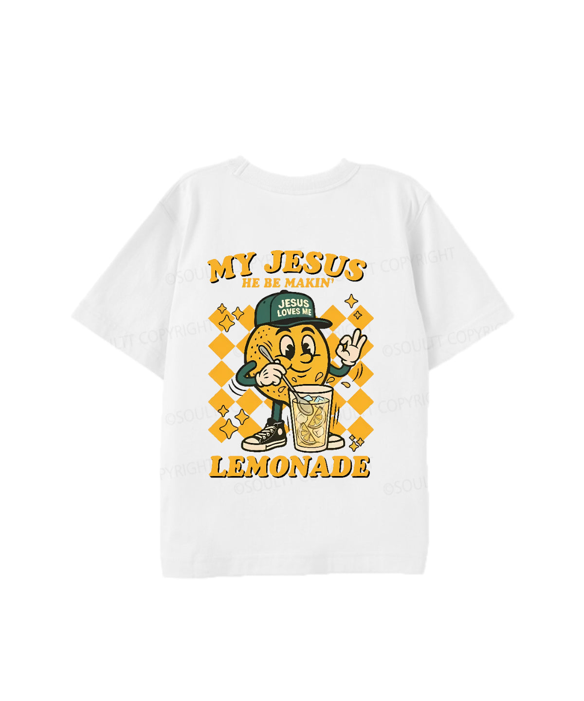 Kids Life Gave Me Some Lemons Double Sided Cotton Christian T-shirt