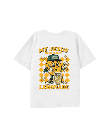 Kids Life Gave Me Some Lemons Double Sided Cotton Christian T-shirt