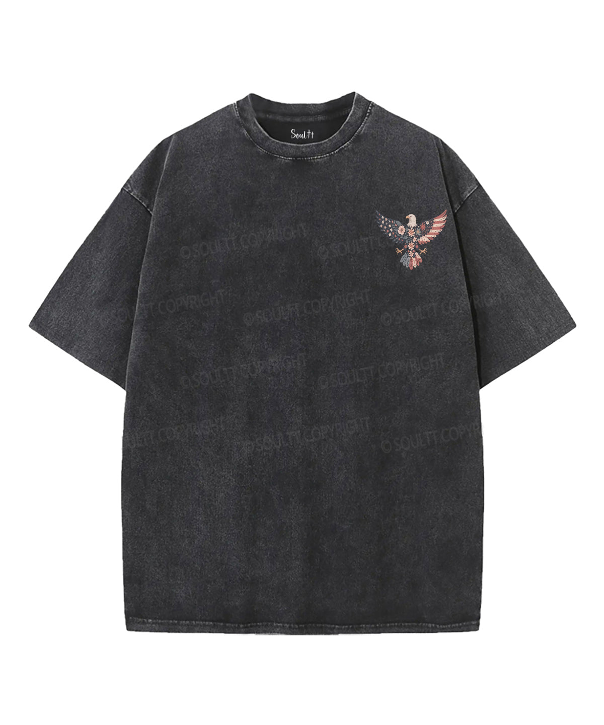 250 Years America Anniversary Double Sided Unisex Washed Christian T-shirt