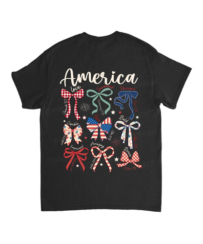 America Double Sided Unisex Cotton Christian T-Shirt