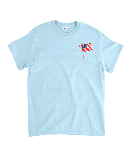 Blessed Is The Nation Whose God Is The Lord Double Sided Unisex Cotton Christian T-Shirt