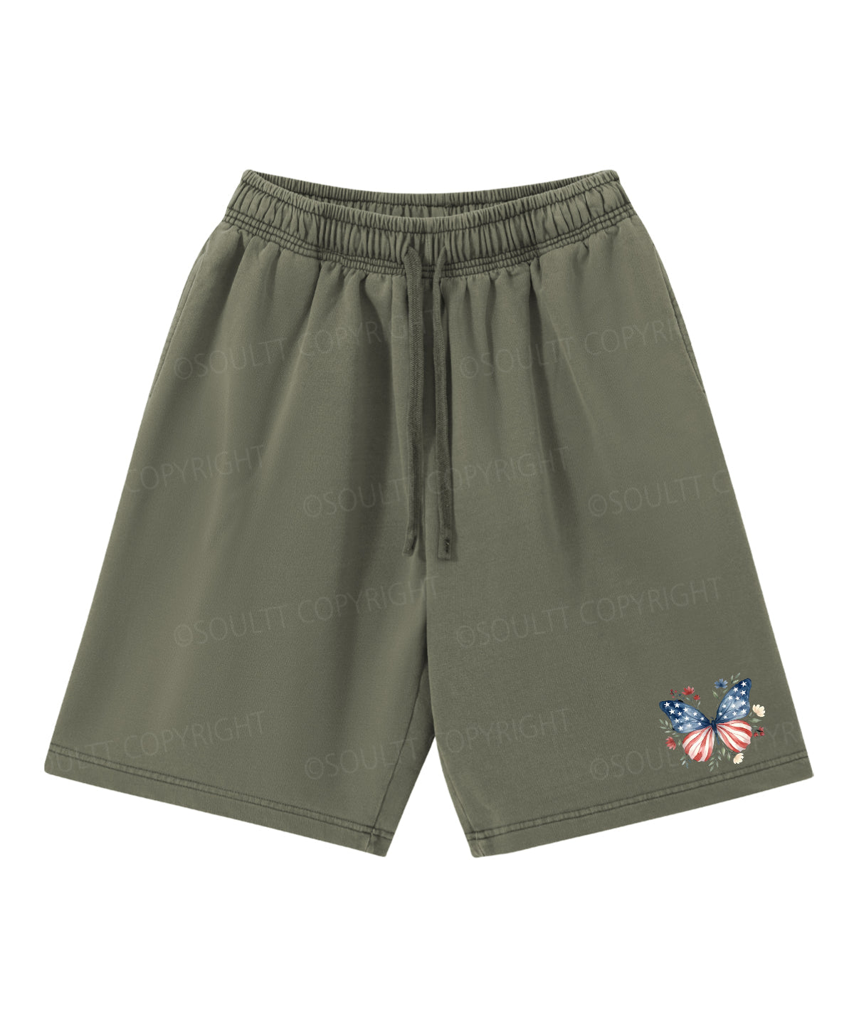250 Years America Anniversary Double Sided Unisex Christian Washed T-Shirt & Shorts