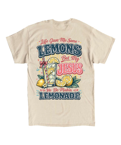 Life Gave Me Some Lemons Double Sided Unisex Cotton Christian T-Shirt