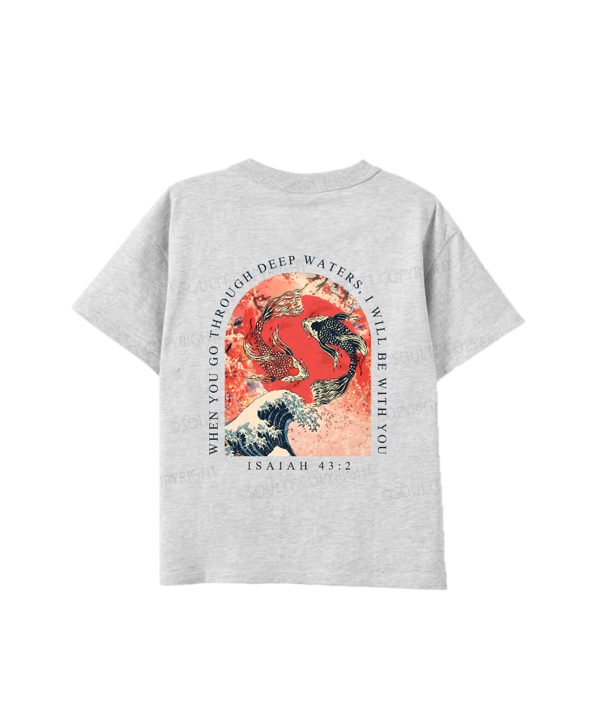 Kids I WIll Be With You Double Sided Cotton Christian T-shirt