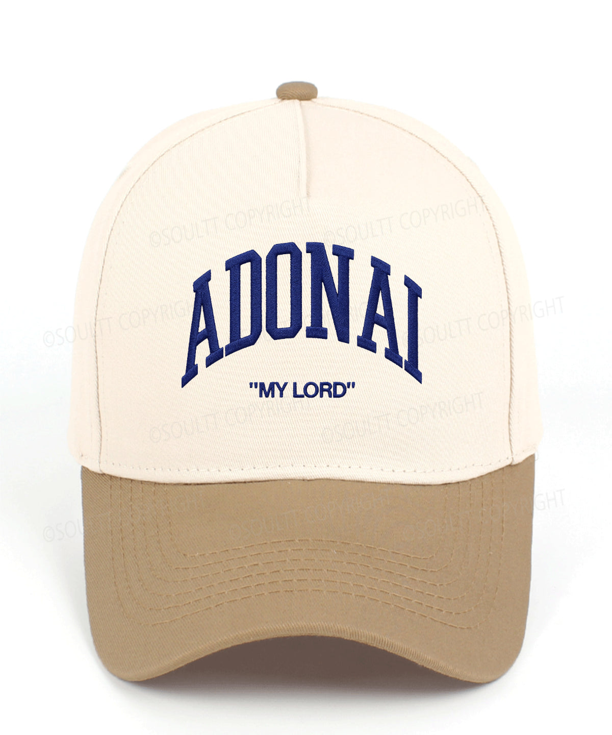 Adonai Embroidered Christian Trucker Hat
