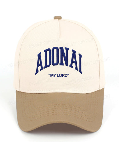 Adonai Embroidered Christian Trucker Hat