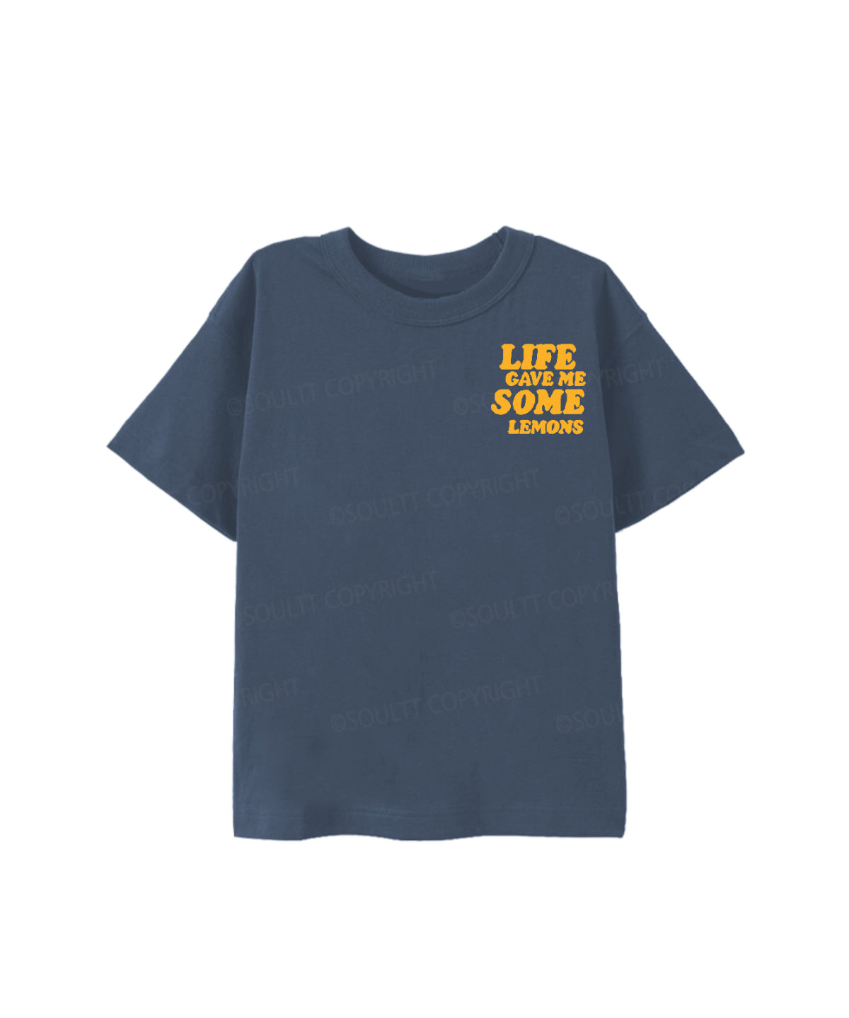 Kids Life Gave Me Some Lemons Double Sided Cotton Christian T-shirt