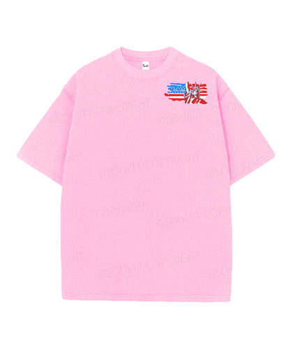 250 Years America Anniversary Double Sided Unisex Christian Washed T-Shirt & Shorts