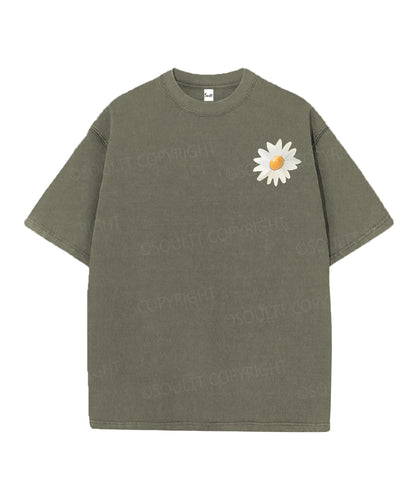 Consider The Wildflowers Double Sided Unisex Christian Washed T-Shirt & Shorts