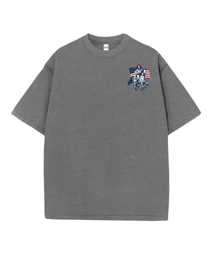 250 Years America Anniversary Double Sided Unisex Christian Washed T-Shirt & Shorts