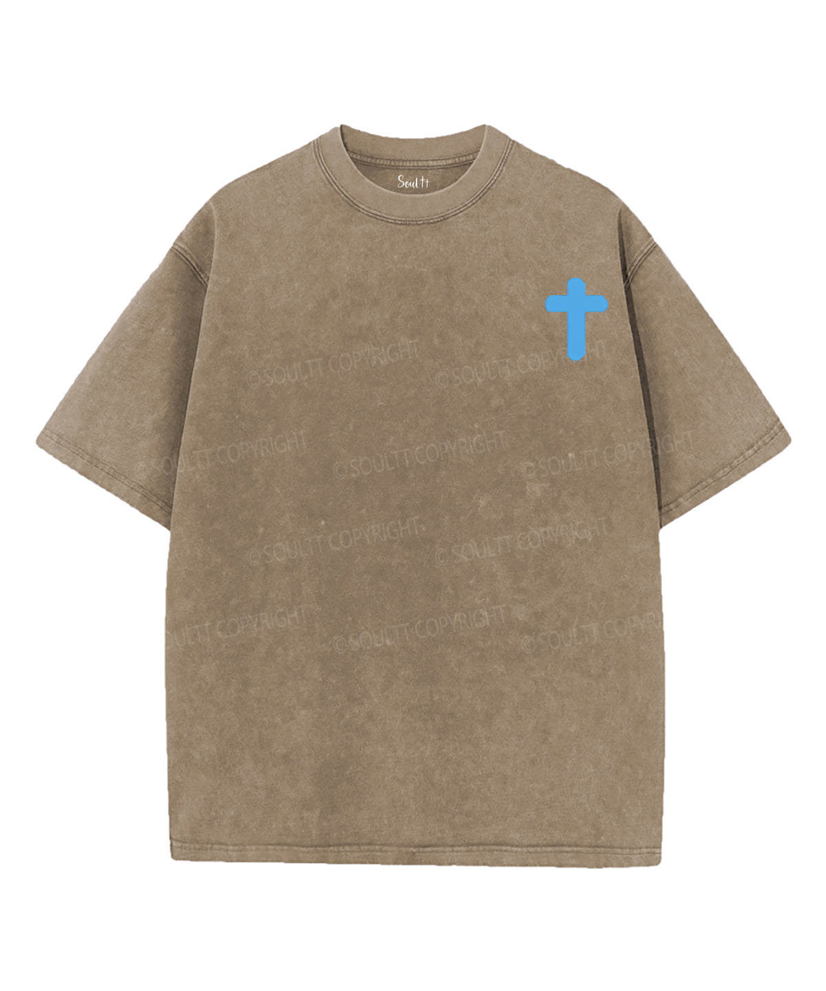 Freedom & Faith Double Sided Unisex Washed Christian T-shirt