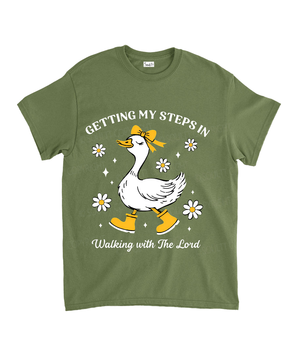 Walking With The Lord Unisex Cotton Christian T-Shirt