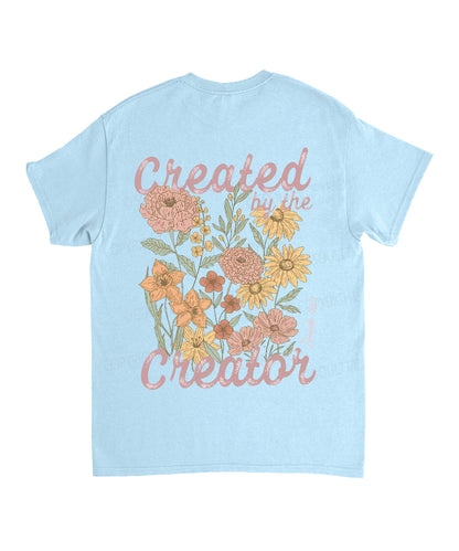 Created By The Creator Double Sided Unisex Cotton Christian T-Shirt
