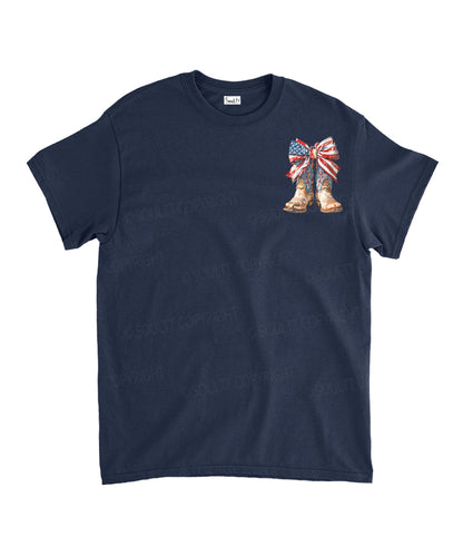 God Bless America Double Sided Unisex Cotton Christian T-Shirt