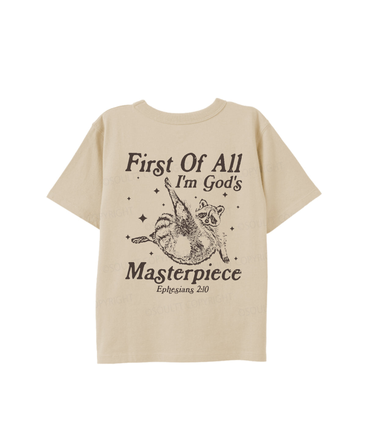Kids First Of All I'm God's Double Sided Cotton Christian T-shirt