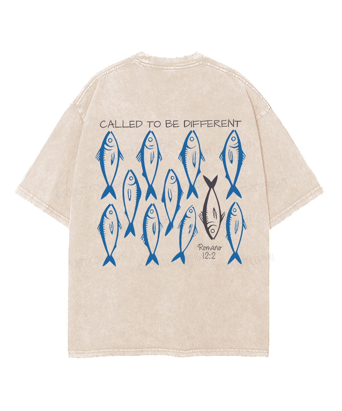 Called To Be Different Double Sided Unisex Washed Christian T-shirt