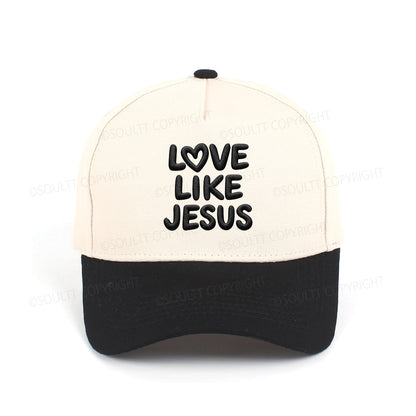 Love Like Jesus Embroidered Christian Trucker Hat