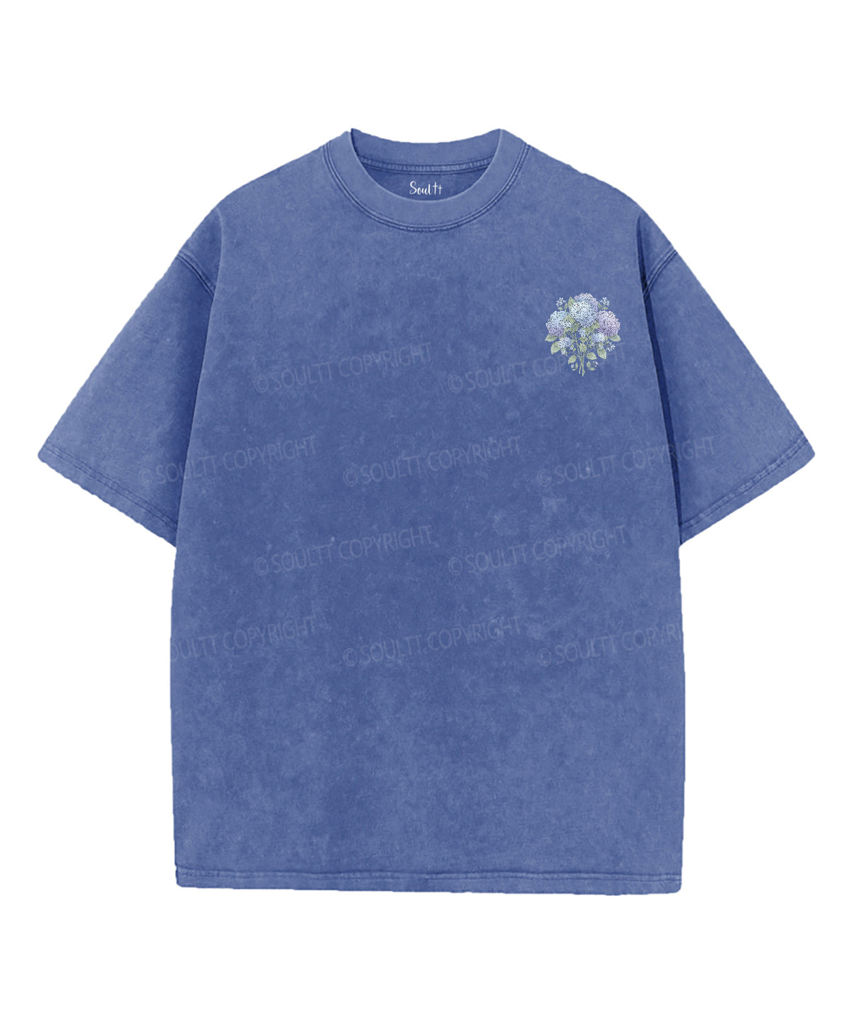 Rooted In Christ Double Sided Unisex Washed Christian T-shirt