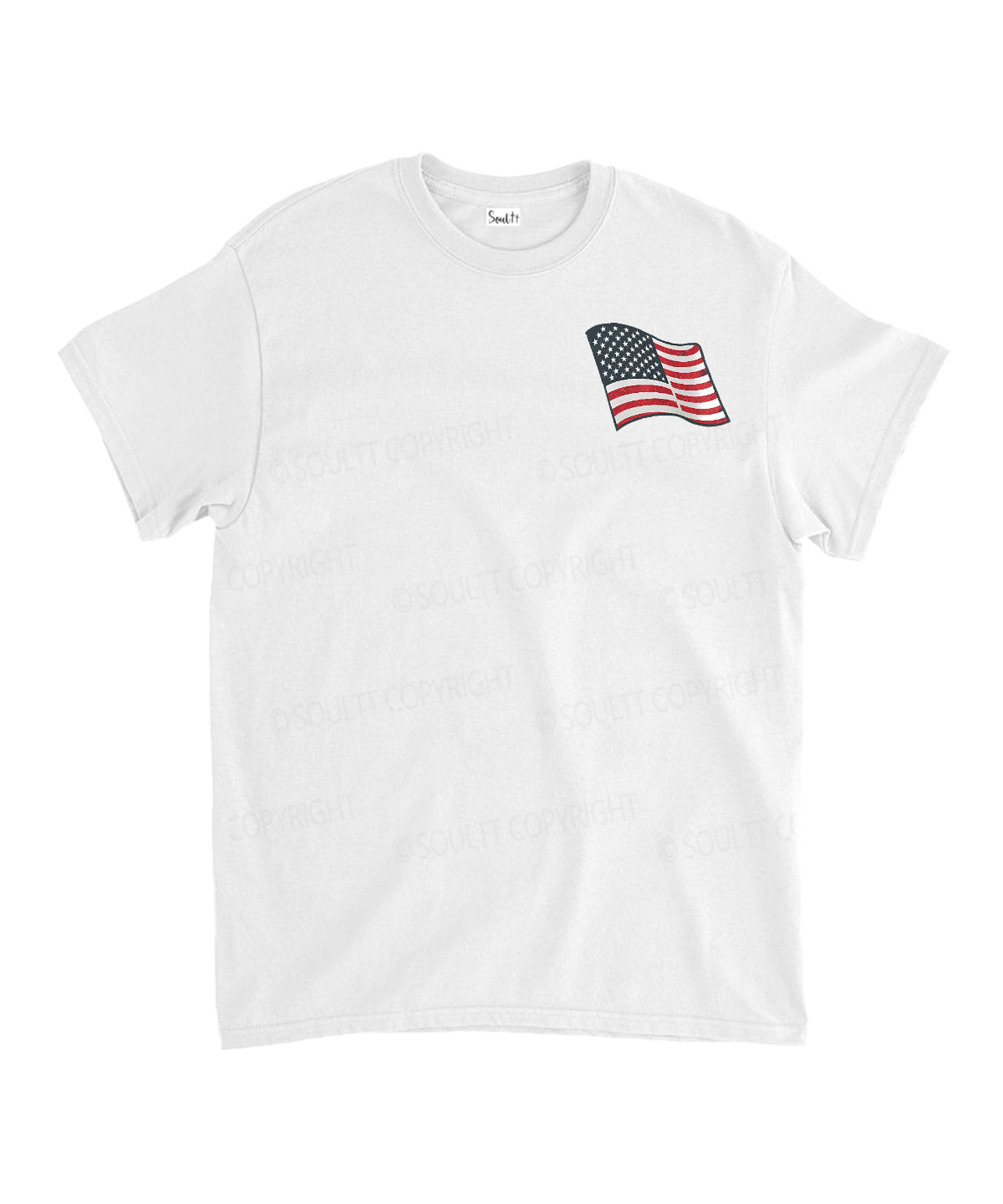 She Loves Jesus And America Too Double Sided Unisex Washed Christian T-shirt