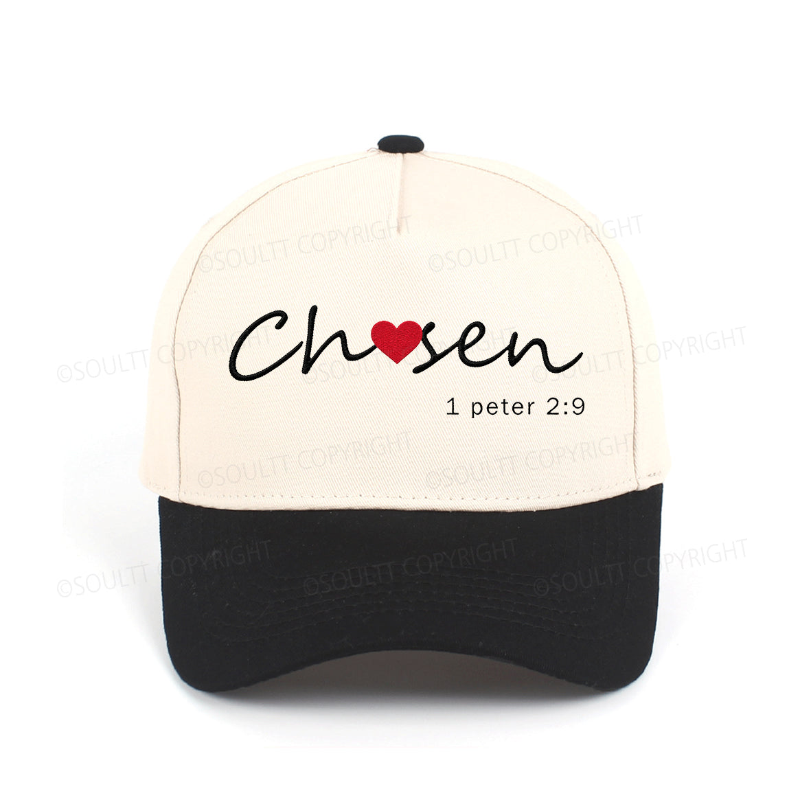 Chosen Embroidered Christian Trucker Hat