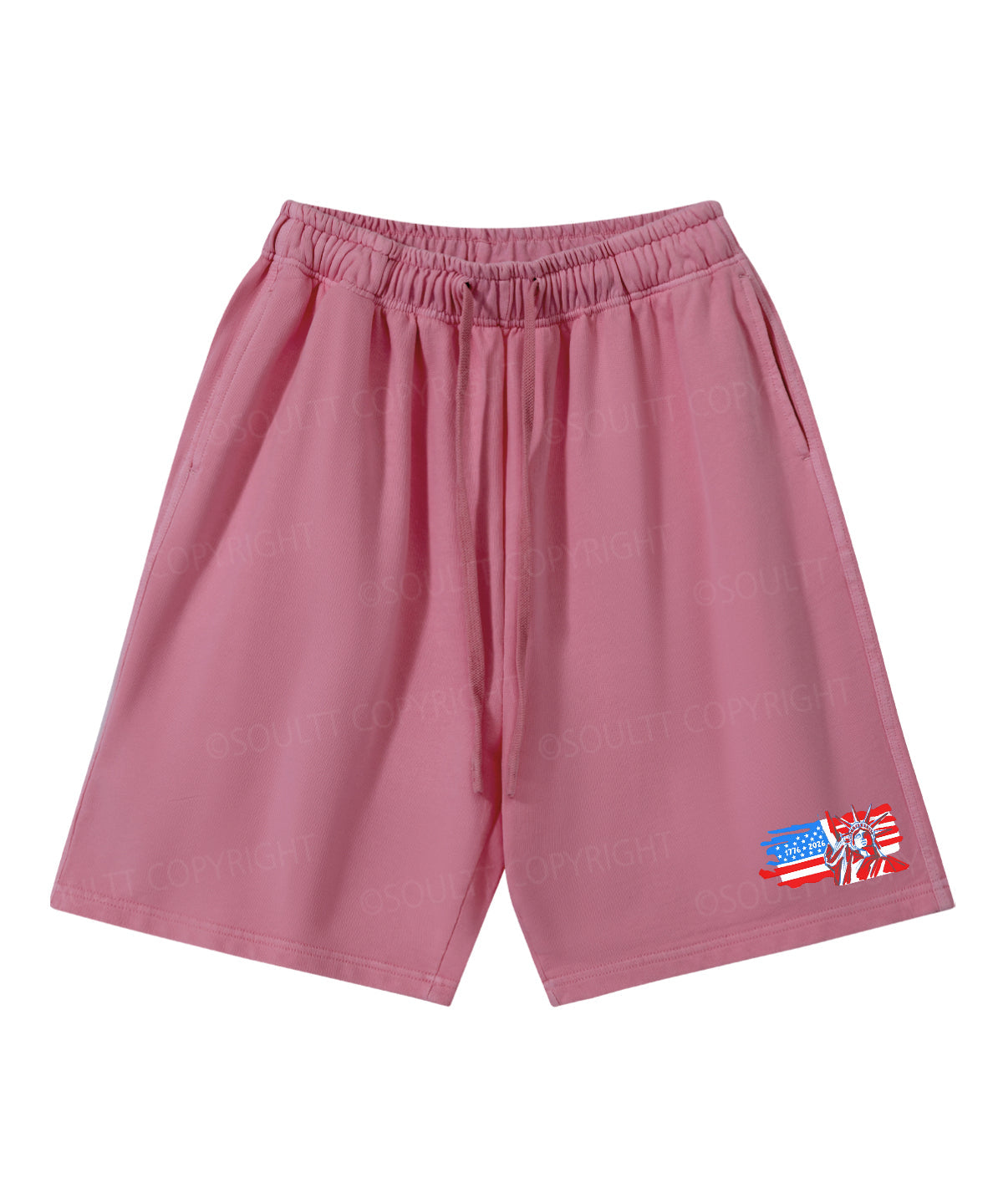 250 Years America Anniversary Double Sided Unisex Christian Washed T-Shirt & Shorts