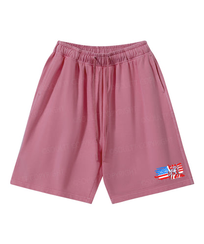 250 Years America Anniversary Double Sided Unisex Christian Washed T-Shirt & Shorts